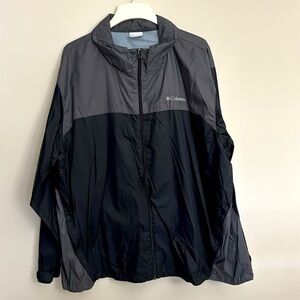 New COLUMBIA Mens Nylon Rain Jacket - Size 3x